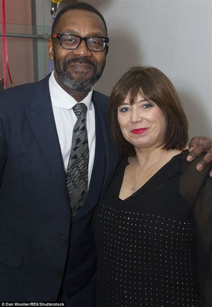Dapper: Lenny donned a black blazer along with a matching pair of trousers which he paired with a navy shirt